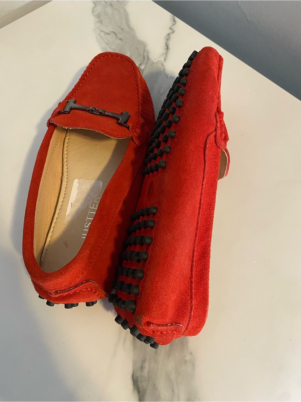 Australia Boutique Brand - Suede Driving Loafers Moccasin - size 35 (Sz 5 US) - Picture 6 of 8